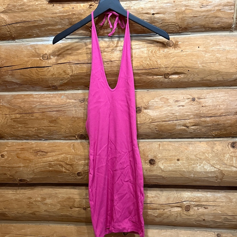 Wild Fable Pink Halter Neck Dress XS